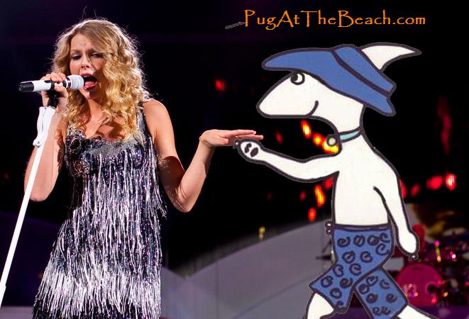 Taylor Swift and Pug